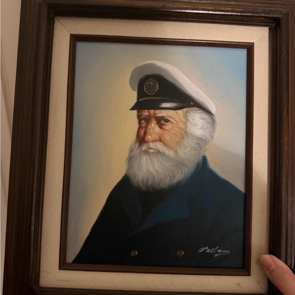 Sea Captain Oil Painting by David Pelham